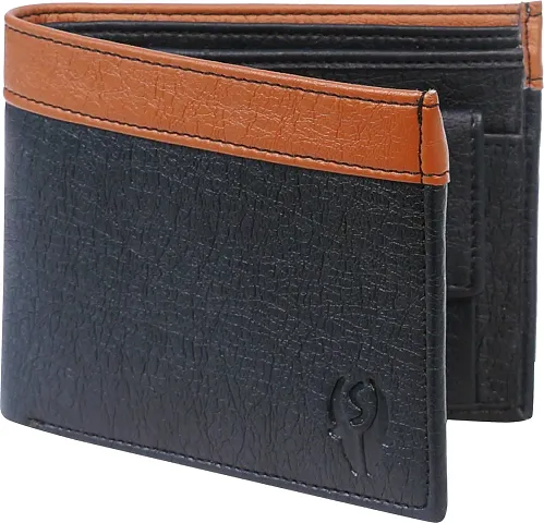 Stylish Artificial Leather Solid Wallet For Men