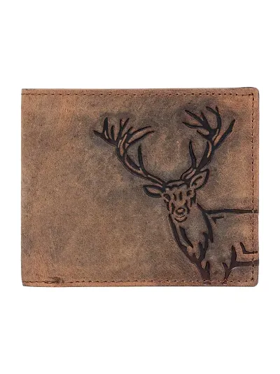 Stylish Leather Printed Wallet For Men