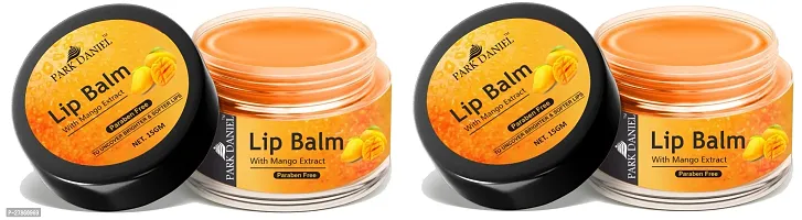 Park Daniel Mango Extract Natural Lip Balm For Dry Damaged and Chapped Lips to Get Intense Moisturizing (15gms) Pack of 2