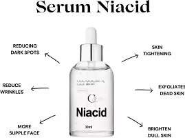 Niacid Face Serum - Skin Brightening Serum 30ml Pack of 10-thumb1