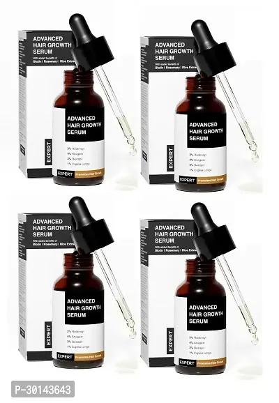 Natural Hair Care Hair Serum, 30ml, Pack Of 4-thumb0