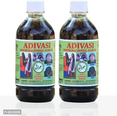 Adivasi Bhringraj Herbal Hair Oil Pack of 2-thumb0