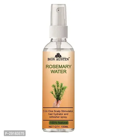 Bon Austin 100% Natural  Pure Rosemary Water | Hair Spray For Regrowth | Hair Growth Expert (100ml) Pack of 1