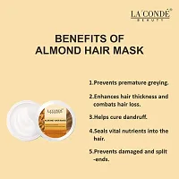 LaConde Almond Protein Hair Mask Restore Softness  Natural Luster (200g) Pack of 2-thumb3