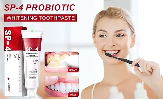 Teeth Whitening Toothpaste Makes You Reveal Perfect  White Teeth, Natural Whitening Toothpaste Mousse with Fluoride Deeply Clean Gums Remove Stains (30g) Pack of 2-thumb3