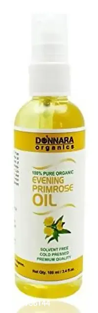 Donnara Organics Premium Evening Primrose Oil- 100% Pure  Natura lHair Oil(100 ml)-thumb0