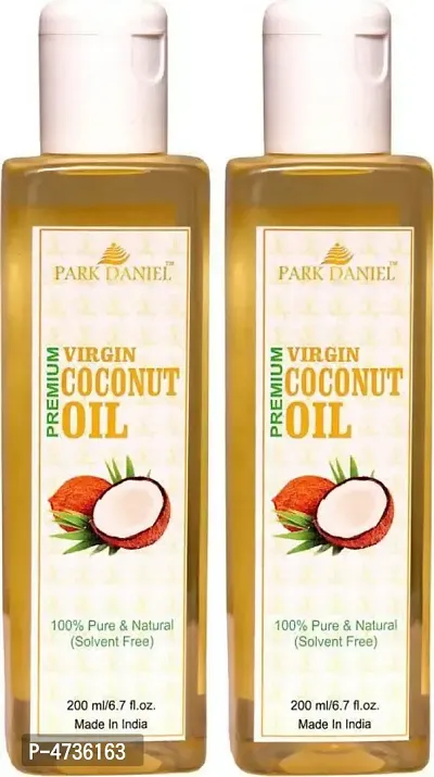 Park Daniel Premium Virgin Coconut Oil Combo Of 2 Bottles Of 200 Ml(400 ml)-thumb0