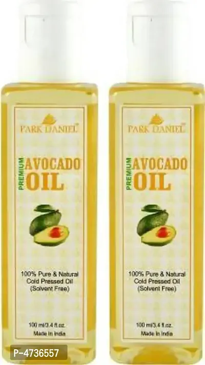 Park Daniel Pure Cold Pressed Avocado Oil Combo Pack Of 2 Bottles Of 100 Ml(200 ml)