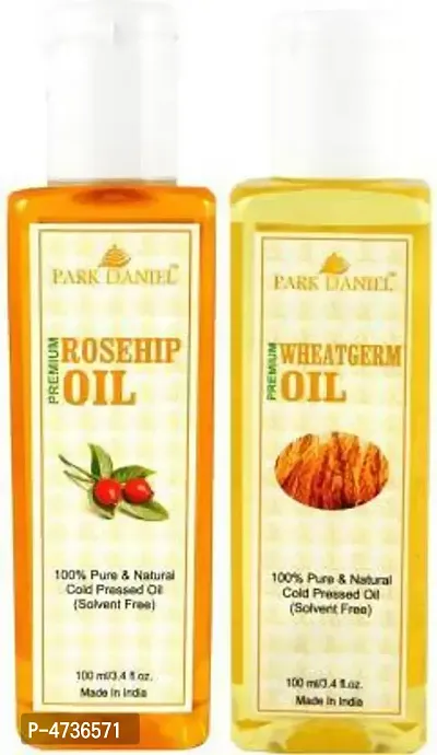 Park Daniel Premium Rosehip Oil And Wheatgerm Oil Combo Of 2 Bottles Of 100 Ml (200 ml)
