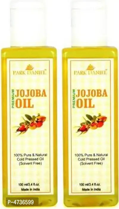 Park Daniel Organic Jojoba Oil Combo Pack Of 2 Bottles Of 100 Ml(200 ml)
