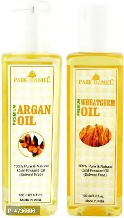 Park Daniel Premium Argan Oil And Flaxseed Oil Combo Of 2 Bottles Of 100 Ml (200 ml)-thumb0