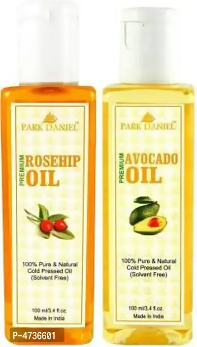 Park Daniel Premium Rosehip Oil And Avocado Oil Combo Of 2 Bottles Of 100 Ml (200 ml)