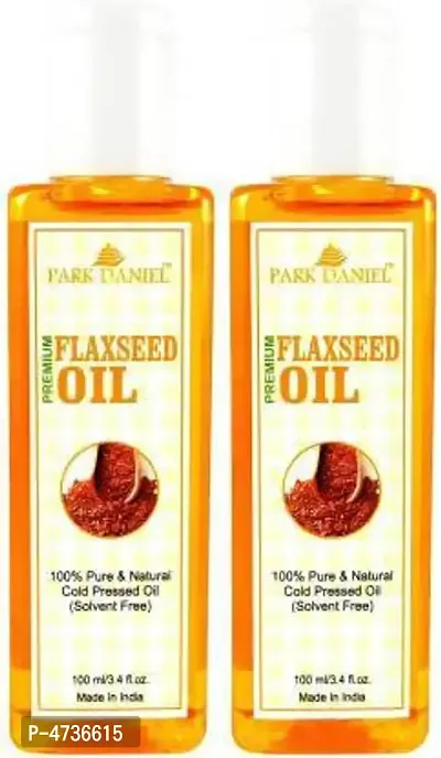 Park Daniel Premium Flaxseed Oil Combo Of 2 Bottles Of 100 Ml (200 ml)