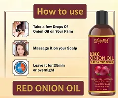 Donnara Organics Red Onion Oil(60 Ml)-thumb2