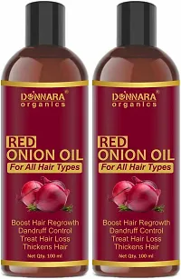 Donnara Organics Red Onion Oil(100 Ml) Combo Pack Of 2 Bottles Of 100 Ml(200 Ml)-thumb1