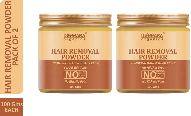 Pure And Natural Hair Removal Powder Combo Pack Of 2 For All Skin Types