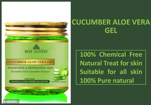 Cucumber And Aloe Vera Face Gel- Pack Of 2-thumb4
