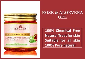 Rose Aloe Vera Gel And Vitamin C Gel- Pack Of 2-thumb2