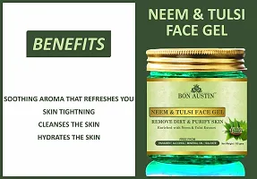 Neem Tulsi Face Gel And Cucumber Aloe Vera Gel- Pack Of 2-thumb1