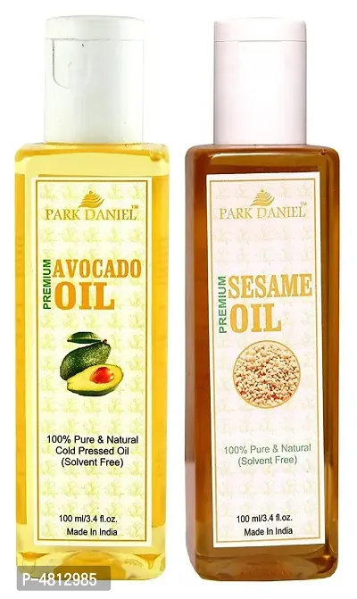 Premium Avocado oil and Sesame oil -pack Of 2