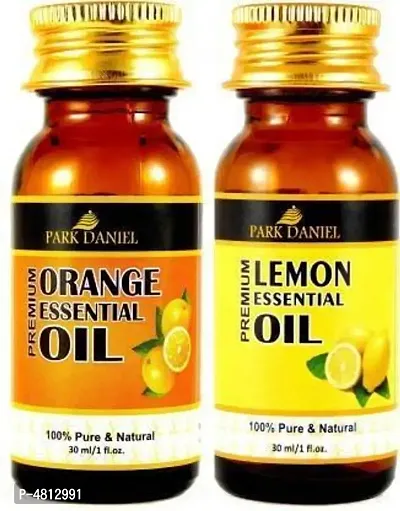 Premium Orange and Lemon Essential oil -Pack Of 2-thumb0