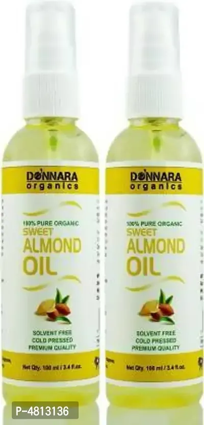 Organics Pure Sweet Almond oil -pack Of 2