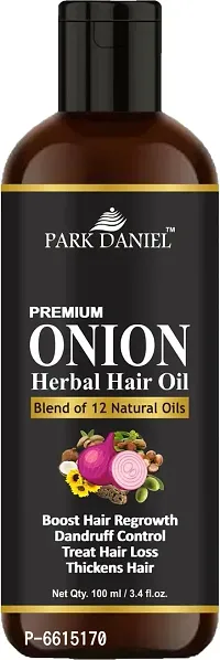Park Daniel Onion Herbal Hair Oil of 100 ml-thumb0