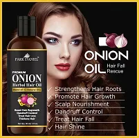 Park Daniel Premium Onion Herbal Hair Oil Combo Pack Of 3 (180ml)-thumb1