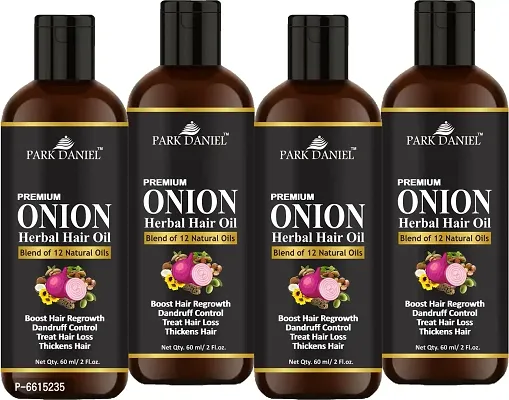 Park Daniel Onion Herbal Hair Oil  4 bottle 60 ml(240 ml)-thumb0
