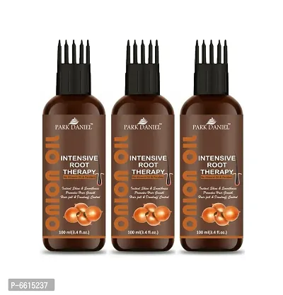 Park Daniel ONION OIL  Intensive Root Therapy  3 Bottles (300 ml)-thumb0