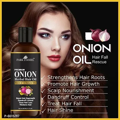 Park Daniel Onion Herbal Hair Oil Hair Growth  4 bottle(800 ml)-thumb2