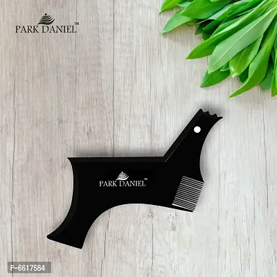 Park Daniel Boomerang Beard Line Beard Shaper Comb-thumb3