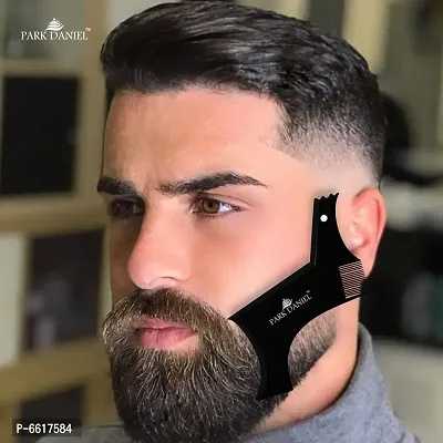 Park Daniel Boomerang Beard Line Beard Shaper Comb-thumb4