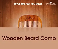 Park Daniel Wooden Beard Comb Pack Of 2 Combs(2 Pcs.)-thumb2