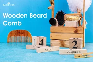 Park Daniel Wooden Beard Comb Pack Of 2 Combs(2 Pcs.)-thumb1