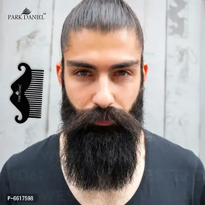 Park Daniel Mustache Beard Comb Combo Pack Of 2 Pcs-thumb2