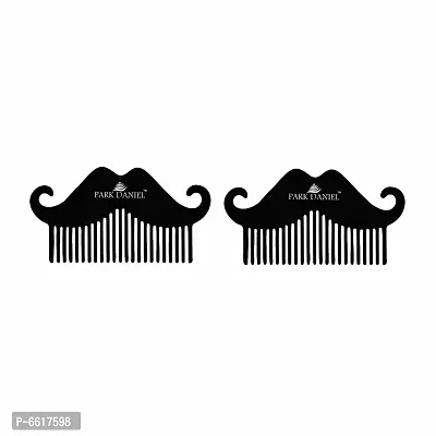 Park Daniel Mustache Beard Comb Combo Pack Of 2 Pcs-thumb0