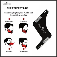 Park Daniel Boomerang Z Shaper Beard Comb Combo Pack Of 2 Pcs-thumb2