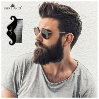 Park Daniel Mustache Beard Comb Combo Pack Of 3 Pcs-thumb3