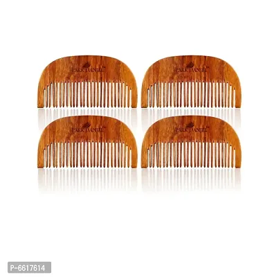 Park Daniel Wooden Beard Comb Pack Of 4 Combs(4 Pcs.)