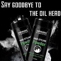Donnara Organics Hair Volumizing Powder Strong Hold - Matte Finish - 24 Hrs Hold - Natural And Safe Hair Styling Powder Pack Of 2-thumb2