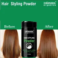 Donnara Organics Hair Volumizing Powder Strong Hold - Matte Finish - 24 Hrs Hold - Natural And Safe Hair Styling Powder Pack Of 1-thumb4