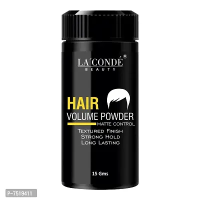 Laconde Hair Volumizing Powder Strong Hold - Matte Finish - 24 Hrs Hold - Natural And Safe Hair Styling Powder Pack Of 1
