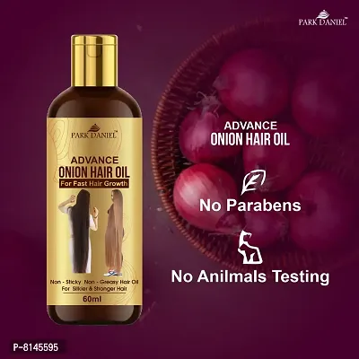 Park Daniel Advanced Onion Hair Oil For Reduces Hair Loss/Fall Control 180 Ml Pack Of 3-thumb5