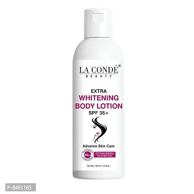 LaConde Skin Whitening SPF 35+ Sunscreen Lotion For Norishment Moisturiser of Dry Skin Pack of 1 of 100 ML-thumb0