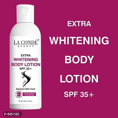 LaConde Skin Whitening SPF 35+ Sunscreen Lotion For Norishment Moisturiser of Dry Skin Pack of 1 of 100 ML-thumb5