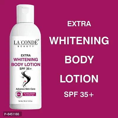 LaConde Skin Whitening SPF 35+ Sunscreen Lotion For Norishment Moisturiser of Dry Skin Pack of 4 of 100 ML 400 ML-thumb5