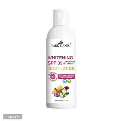 Park Daniel Skin Whitening SPF 35+ Sunscreen Lotion For Norishment Moisturiser of Dry Skin Pack of 1 of 100 ML