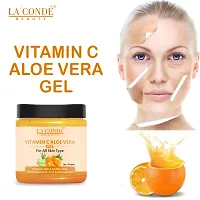 Beauty Vitamin C Aloe Vera Face Gel For Glowing Skin With Avocado Oil - Pack Of 3, 100 Grams Each-thumb2