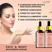 Face And Body Skin Whitening Serum Uneven Tone, Reduce Dark Patches- Pack Of 4, 30 Ml Each-thumb3